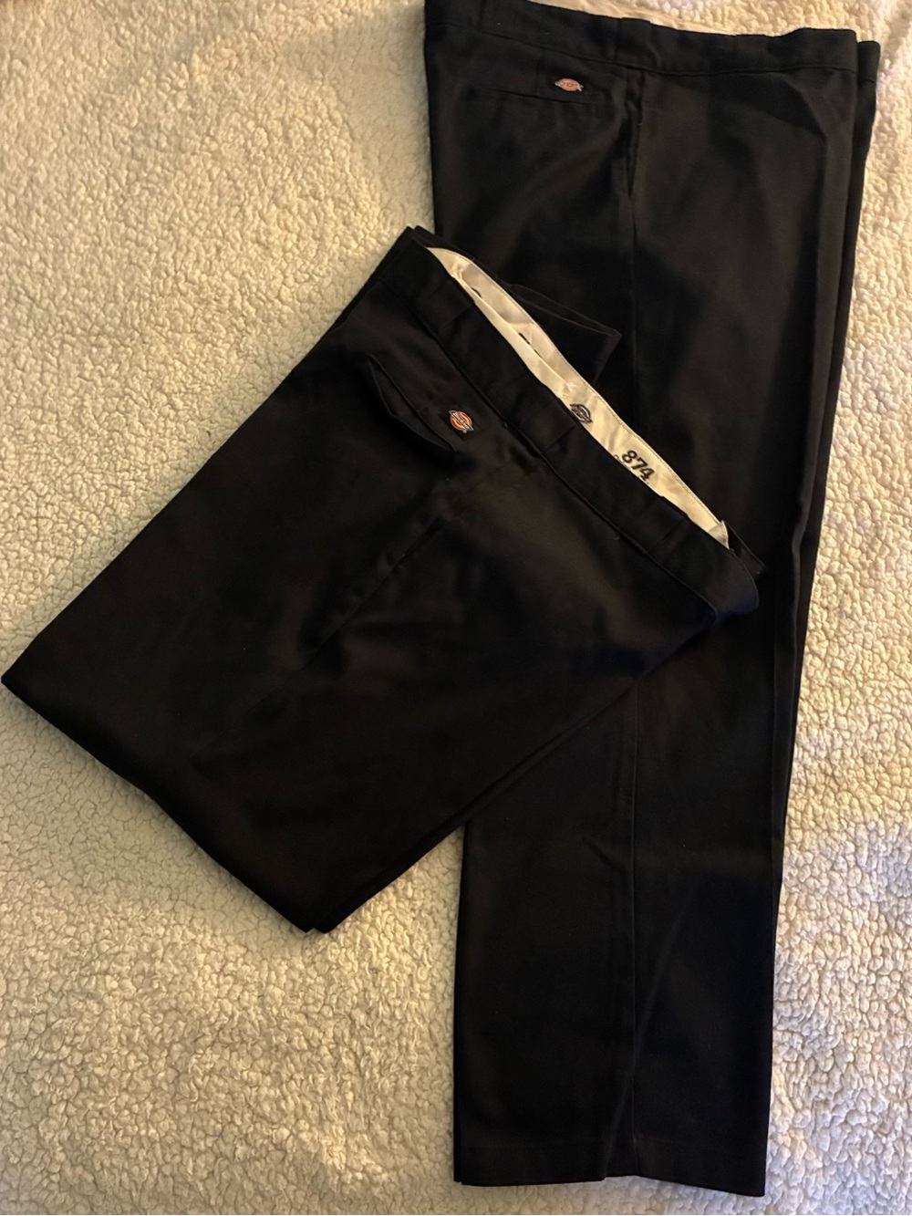 Men’s Black Dickies 874  (2 pair Bundle)
